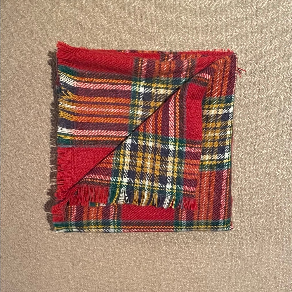 ZARA BOYS TARTAN PLAID SCARF